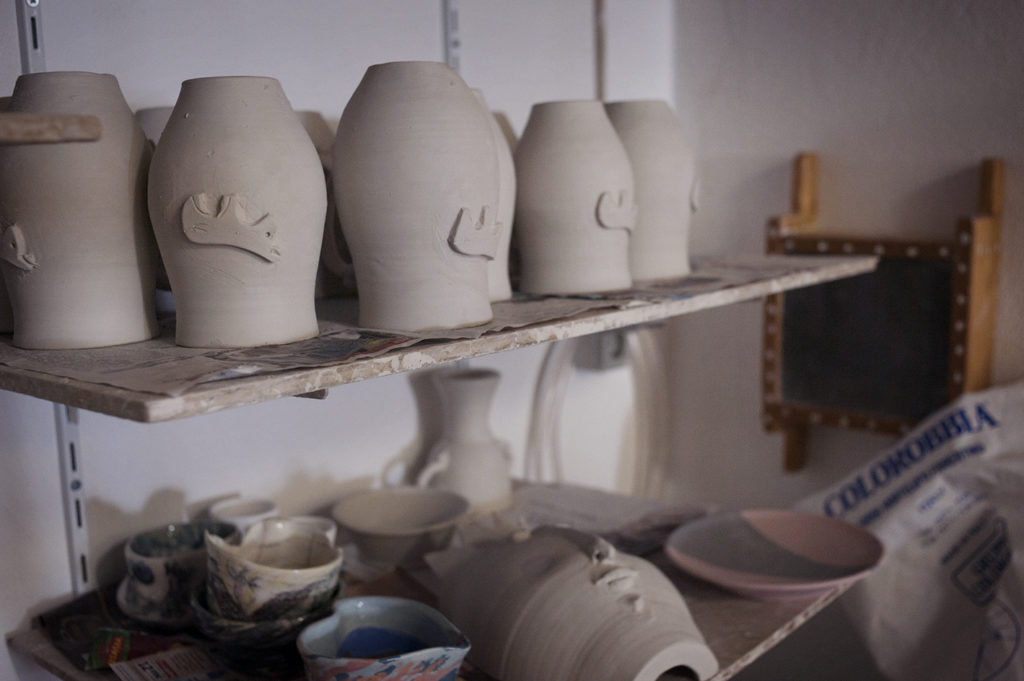 One day in Galatea's Pottery and Art Studio attending the making of a ceramic pottery
