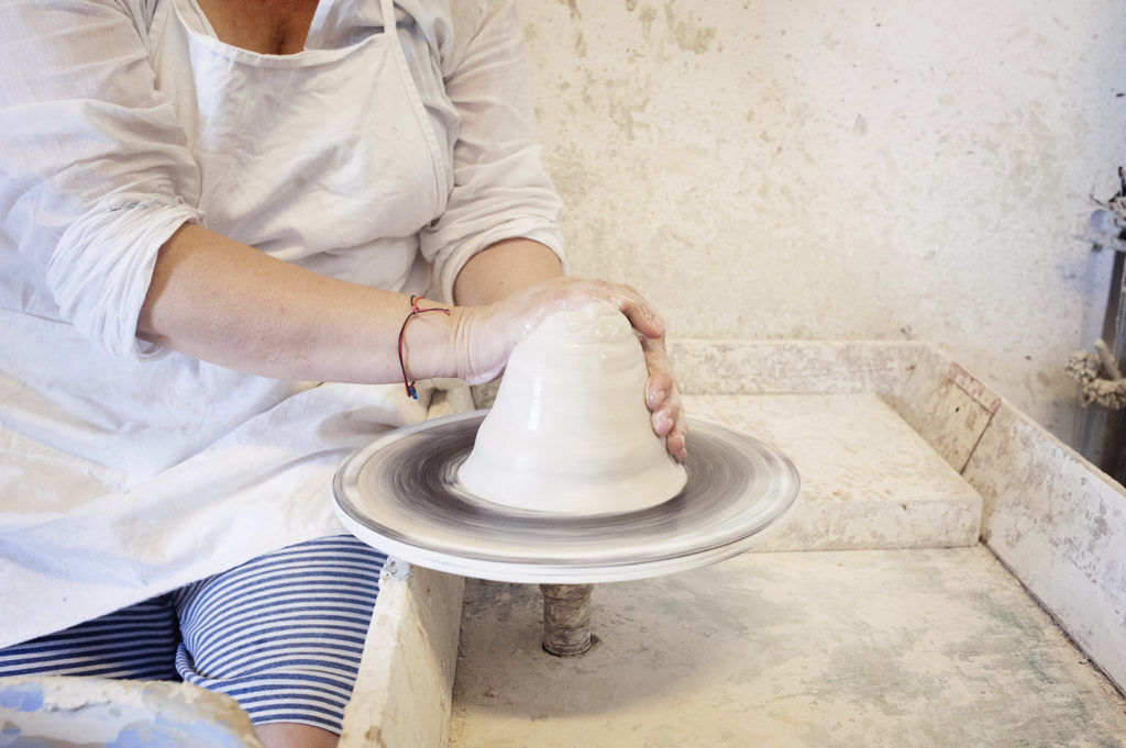 One day in Galatea's Pottery and Art Studio attending the making of a ceramic pottery