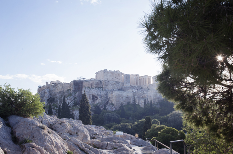 A walk around the Acropolis in Athens