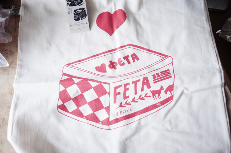 Feta toe bag by Lila Ruby King