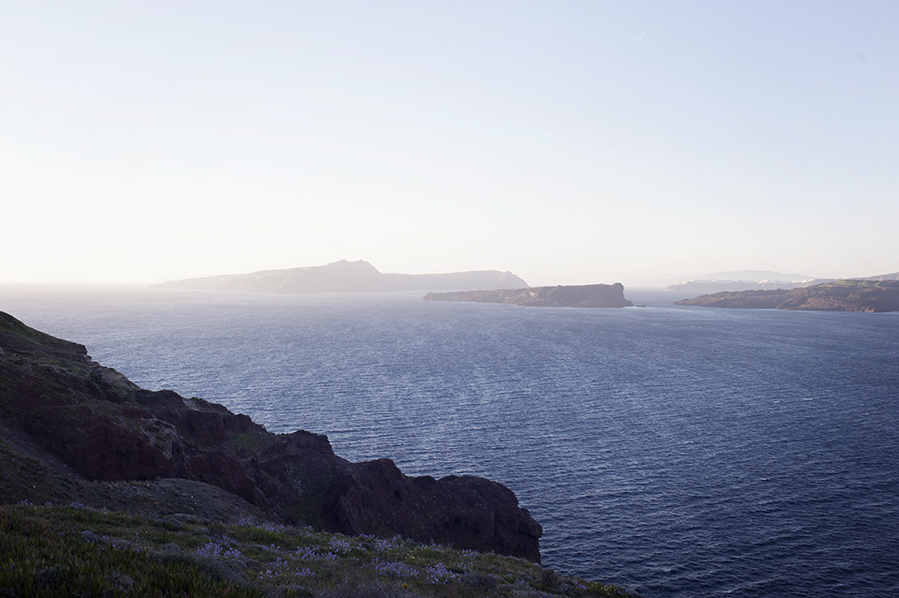 Caldera view from Akrotiri, Santorini
