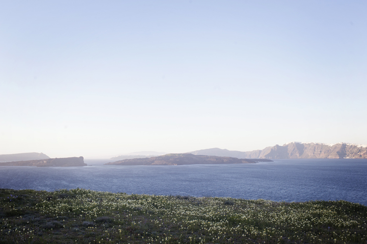 Caldera view from Akrotiri, Santorini